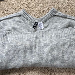Grey cotton sweater